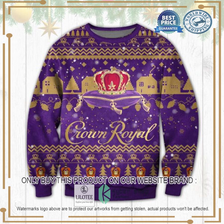 Crown Royal Ugly Christmas Sweater - LIMITED EDITION 2
