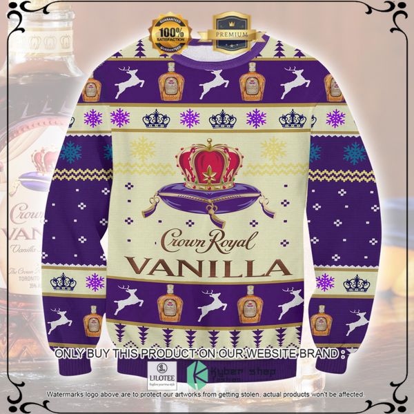 crown royal vanilla woolen knitted sweater 1 13627
