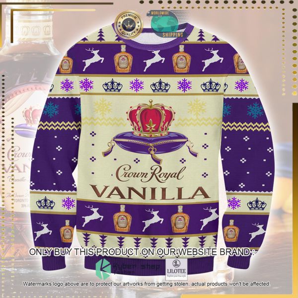 crown royal vanilla woolen knitted sweater 1 18413