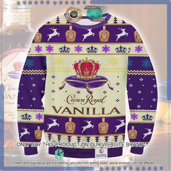 crown royal vanilla woolen knitted sweater 1 45991
