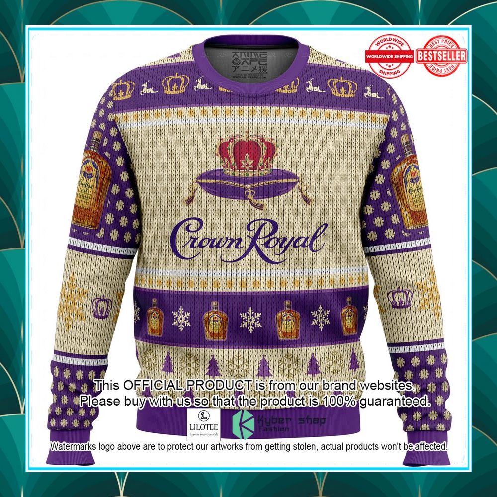 crown royal whiskey logo sweater 1 629
