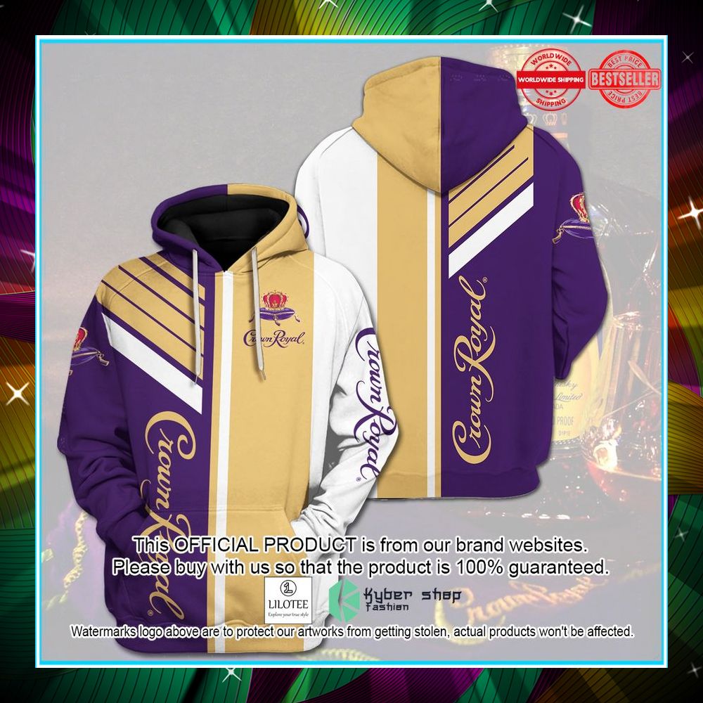 crown royal yellow purple hoodie 1 214