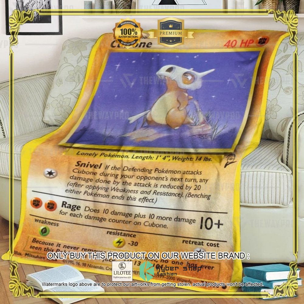 Cubone Anime Pokemon Blanket - LIMITED EDITION 9