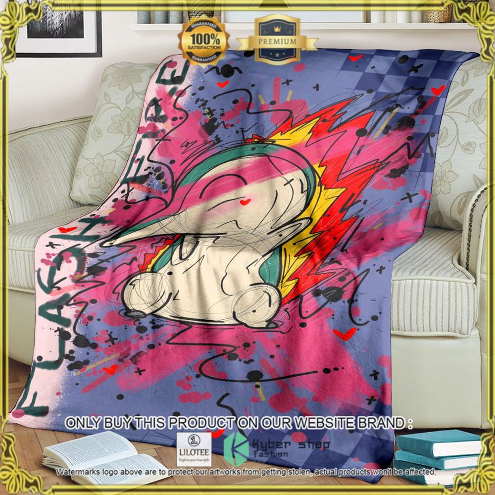 Custom Cindaquil Art Custom Pokemon Soft Blanket - LIMITED EDITION 7