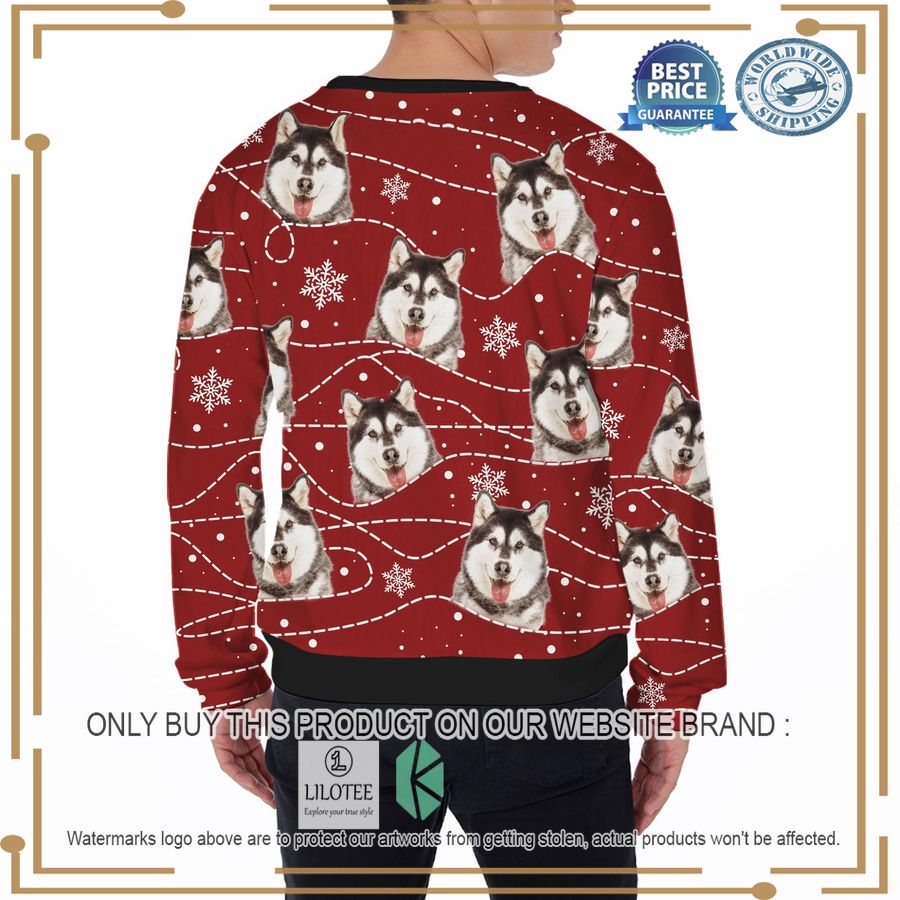 Custom pet Photo Snow And Line Christmas Sweater 3 custom pet photo snow and line christmas sweater 3 1454