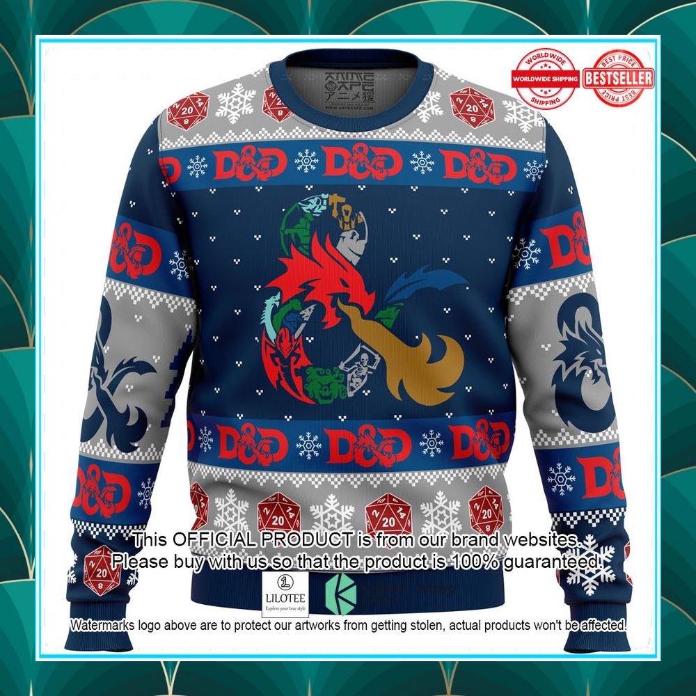 d 20 dungeons dragons christmas sweater 1 252