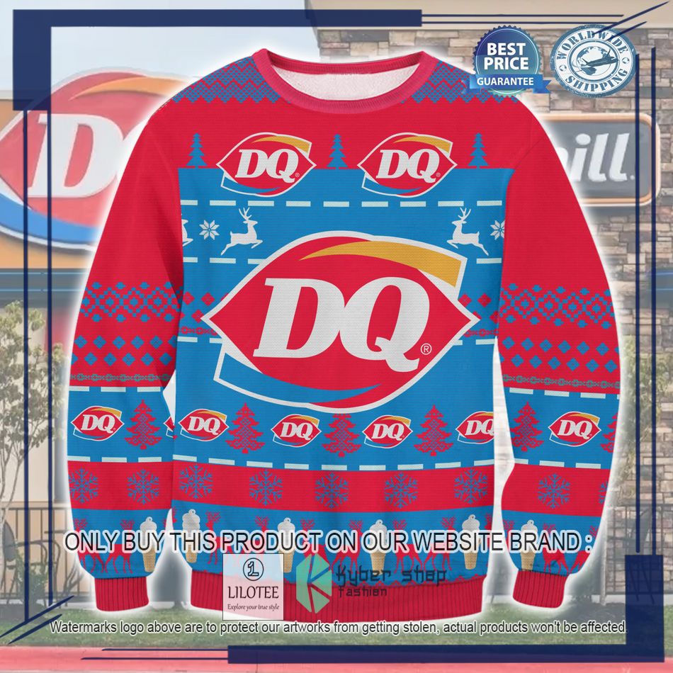 dairy queen ugly christmas sweater 1 37517