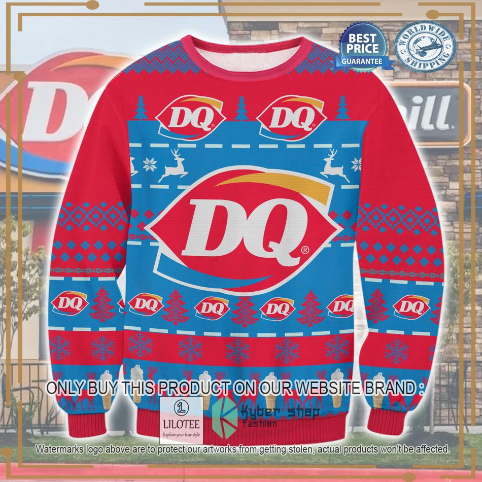 dairy queen ugly christmas sweater 1 68397