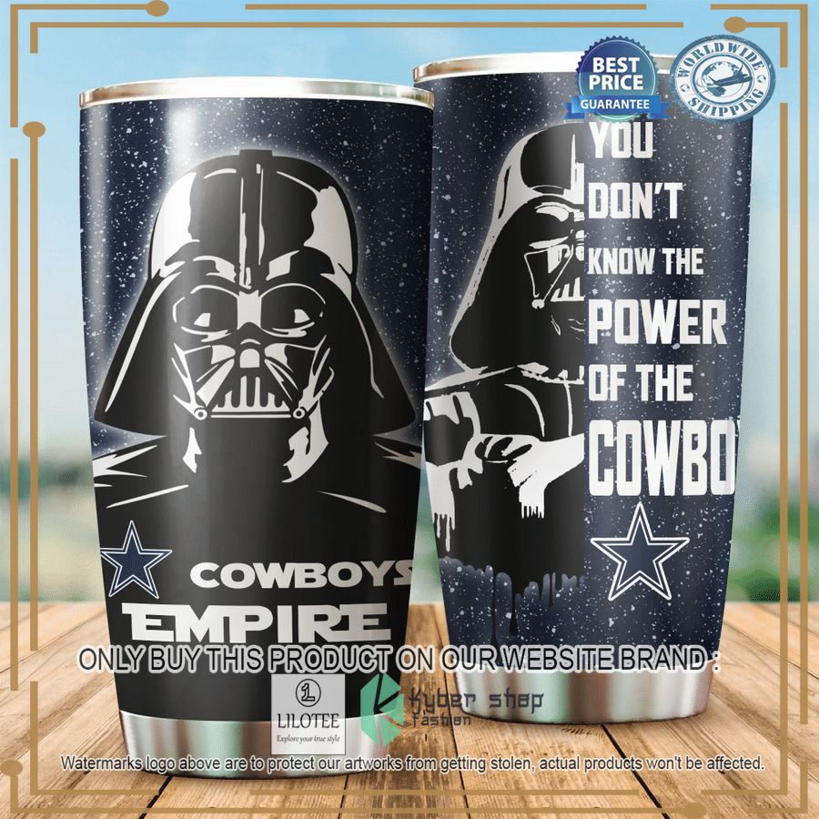 dallas cowboys stars wars you dont know the power tumbler 1 89180