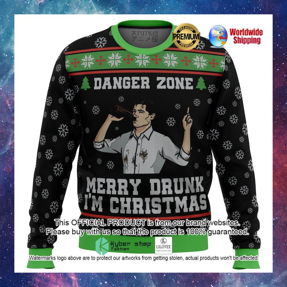 danger zone merry drunk im christmas sweater 1 968
