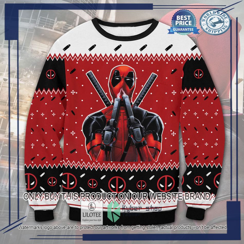deadpool ugly christmas sweater 1 44202