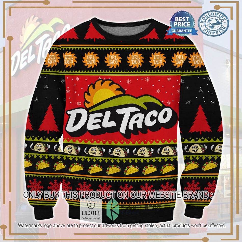 del taco ugly christmas sweater 1 26025