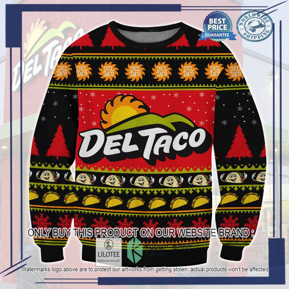 del taco ugly christmas sweater 1 88265