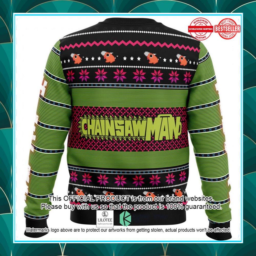 Denji Chainsaw Man Sweater Christmas 6 denji chainsaw man sweater christmas 2 816