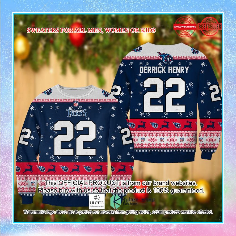 derrick henry tennessee titans christmas sweater 1 546