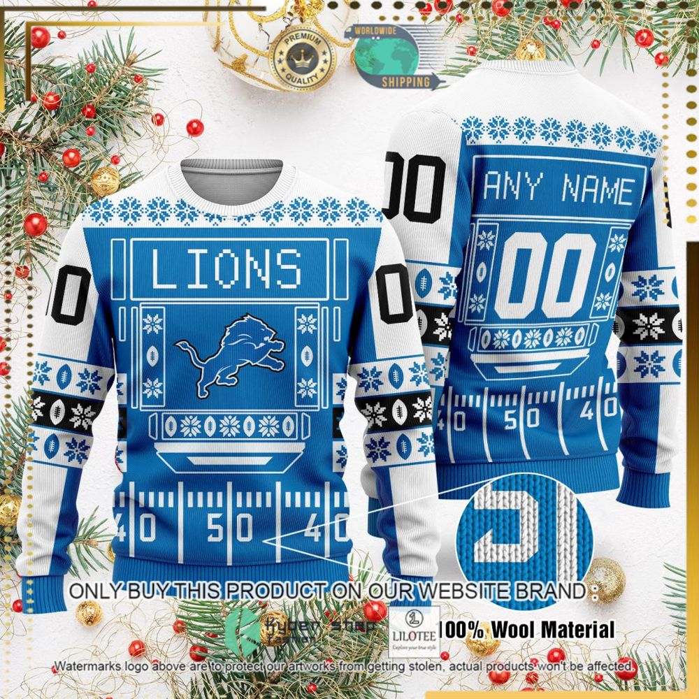detroit lions nfl personalized ugly sweater 1 76970