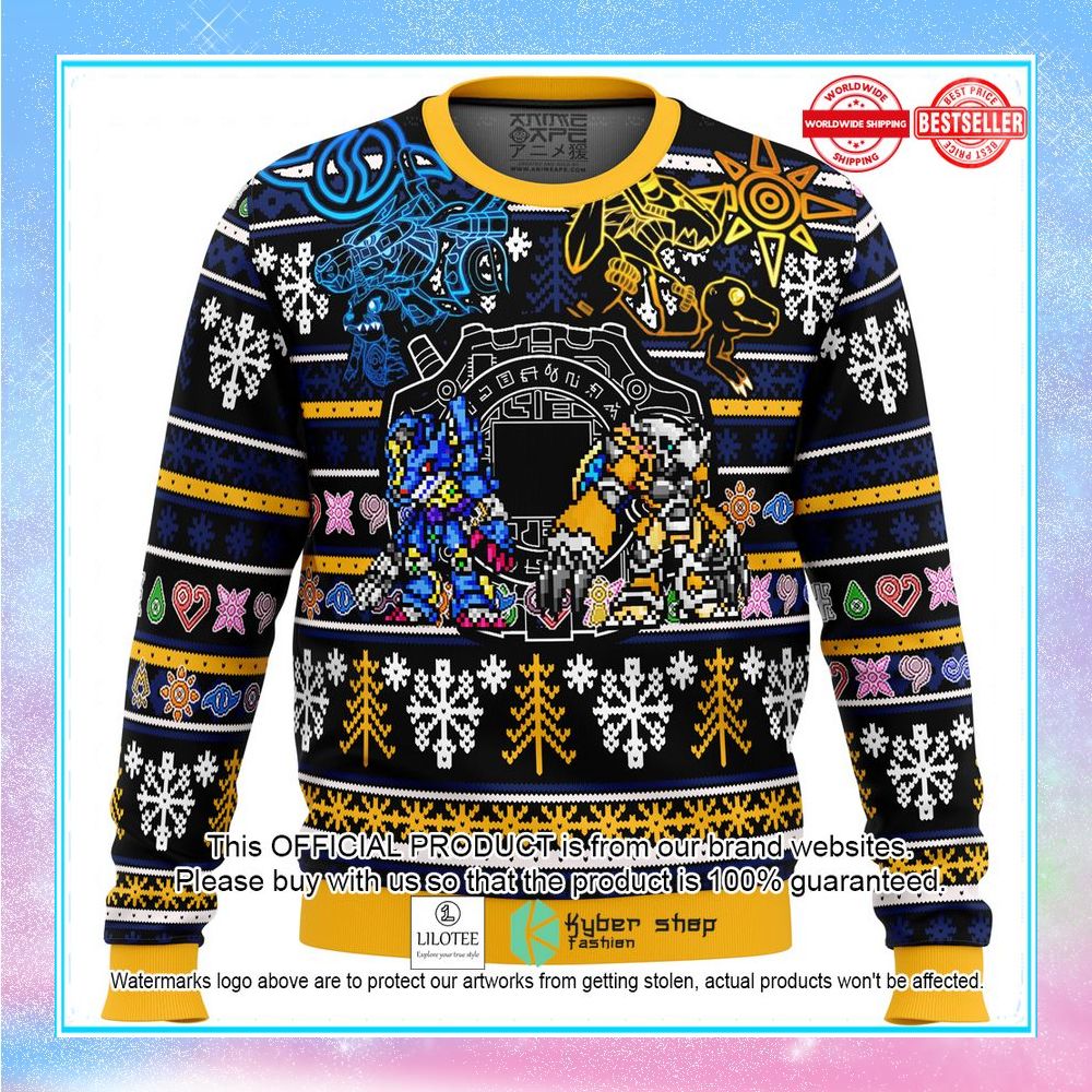 digimon sweater christmas 1 501