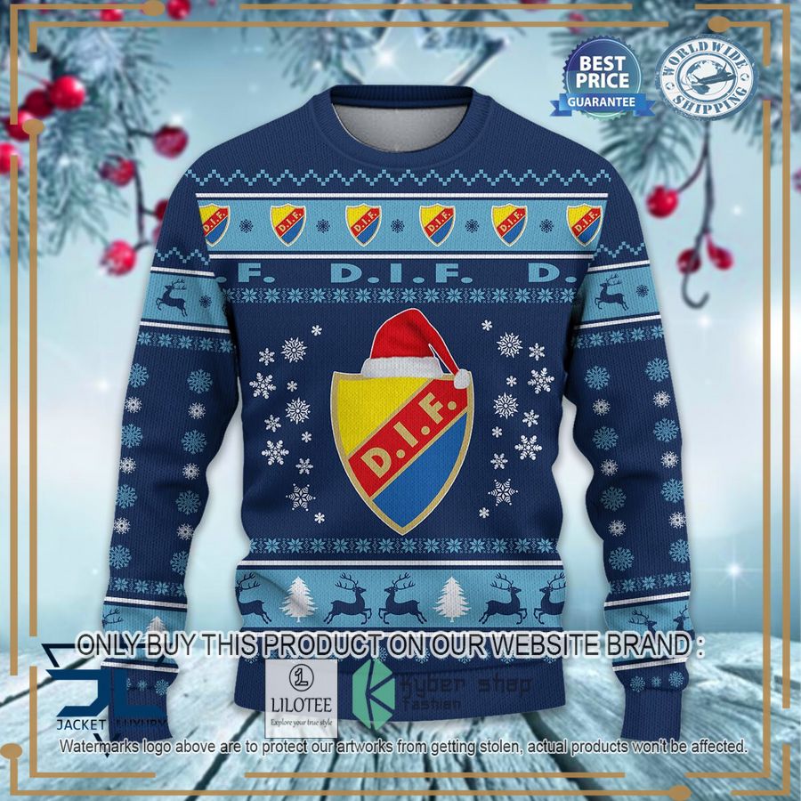 djurgardens if fotbollsforening christmas sweater 2 43219