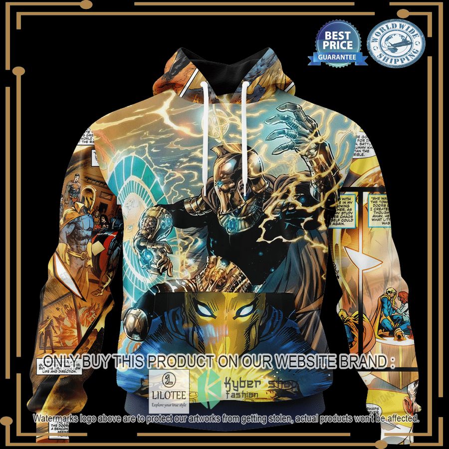 doctor fate dc comics universe yellow hoodie hoodie mask 1 85052
