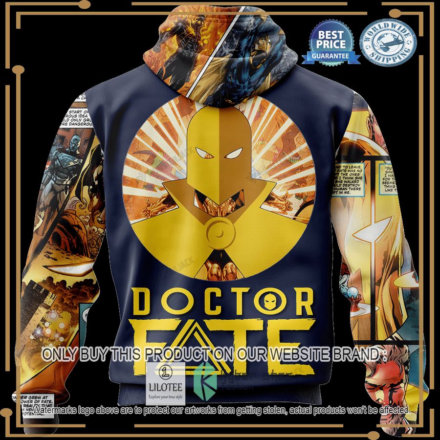 doctor fate dc comics universe yellow hoodie hoodie mask 2 92224