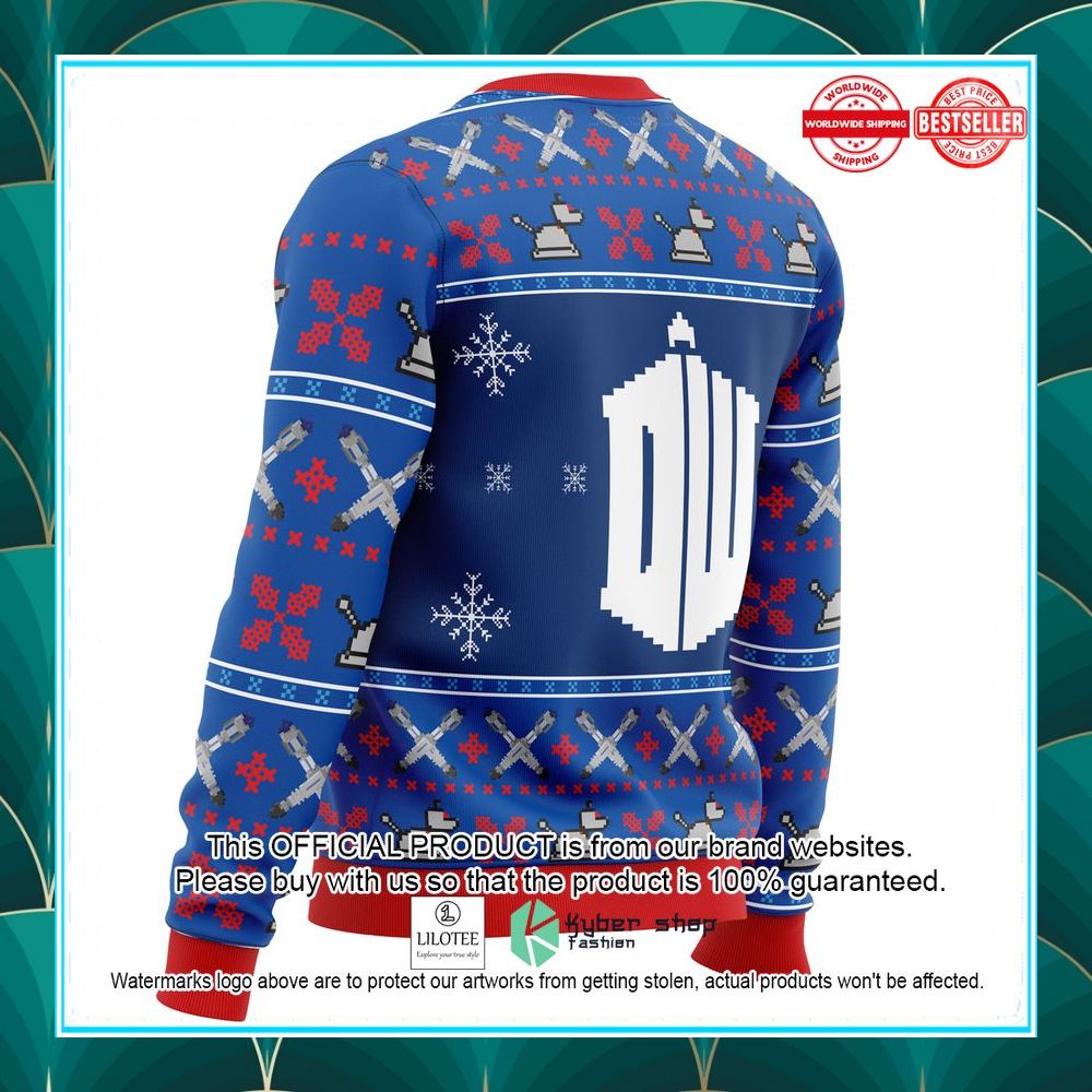 doctor who tardis christmas sweater 4 663