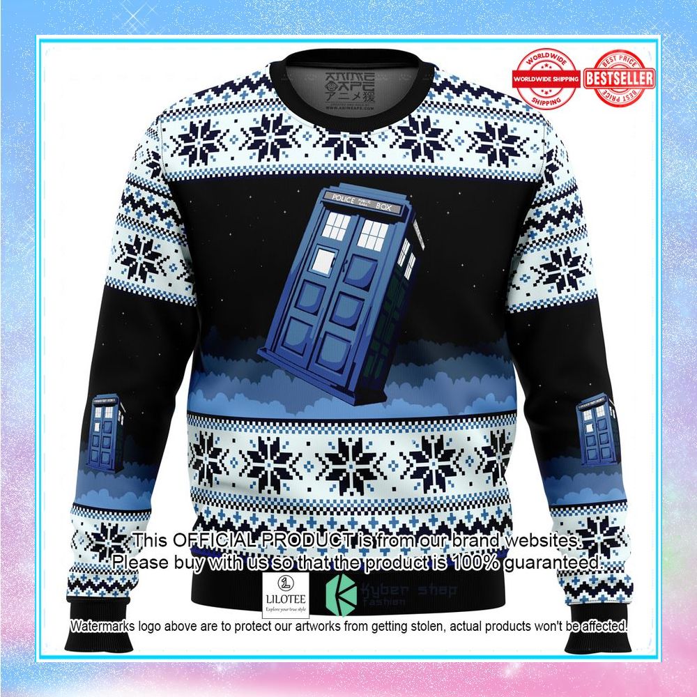 doctor who tardis sweater christmas 1 179