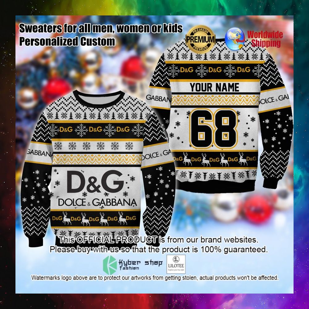 dolce gabbana personalized christmas sweater 1 997