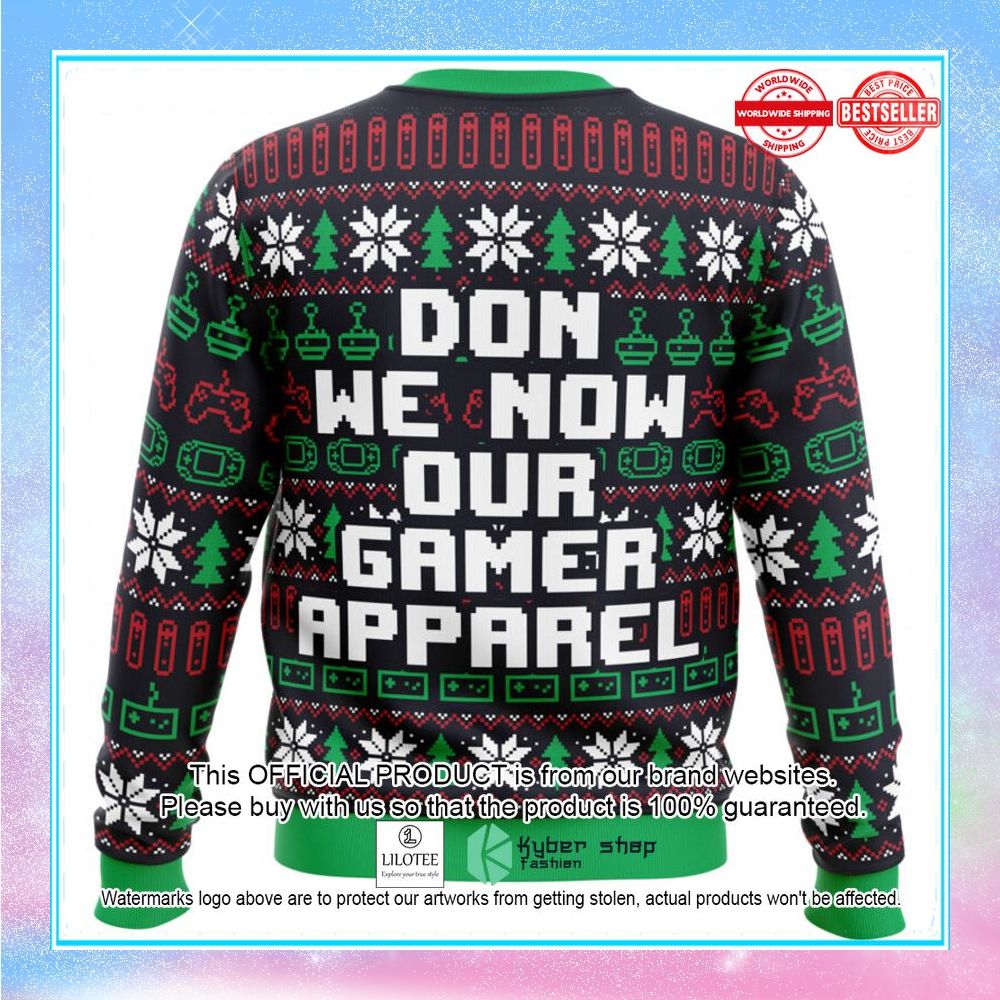 don we now our gamer christmas sweater 2 593