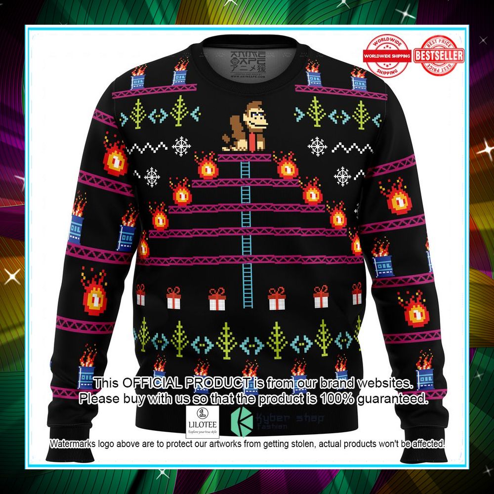 donkey kong christmas sweater 1 62