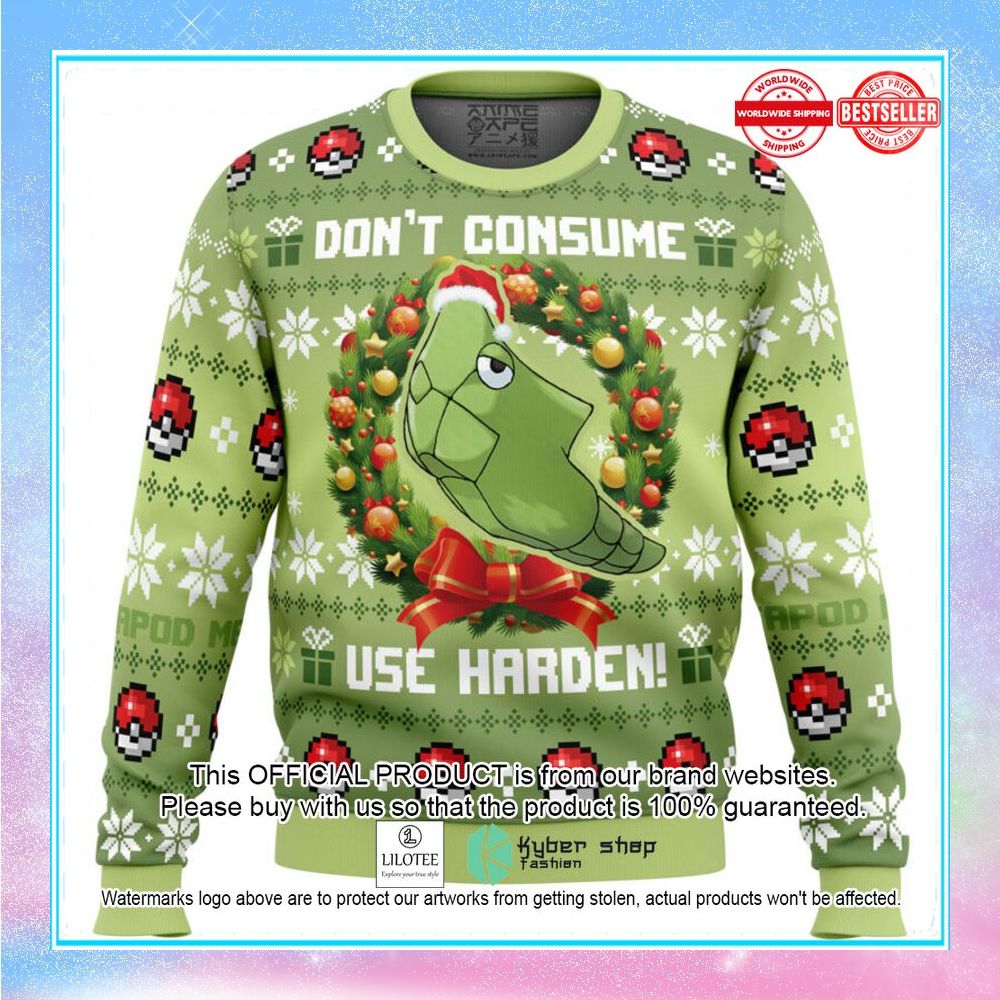 dont consume pokemon sweater christmas 1 358