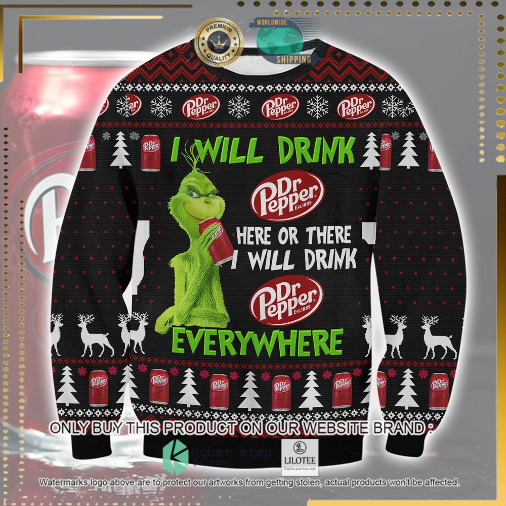 dr pepper grinch i will drink ugly sweater 1 26894