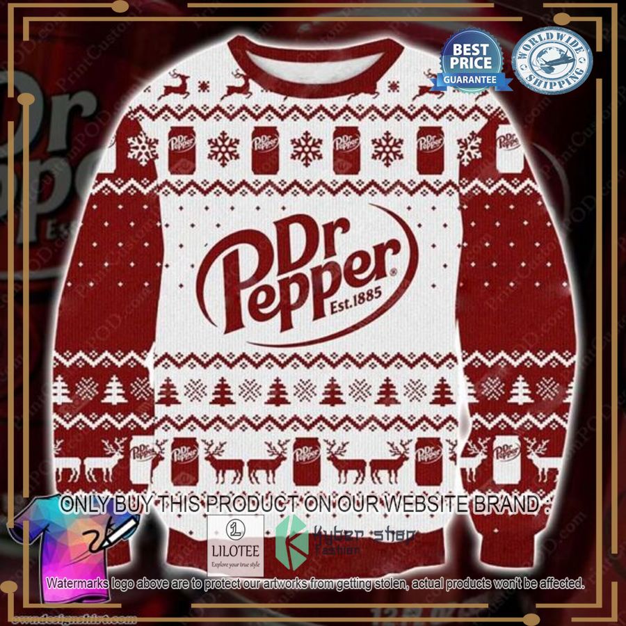 Dr Pepper Ugly Christmas Sweater - LIMITED EDITION 3