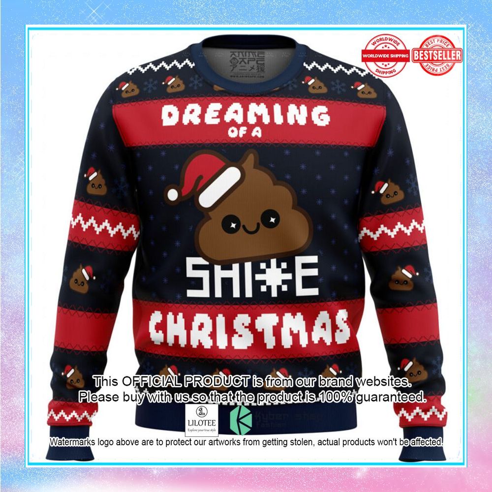 dreaming christmas shite christmas christmas sweater 1 452