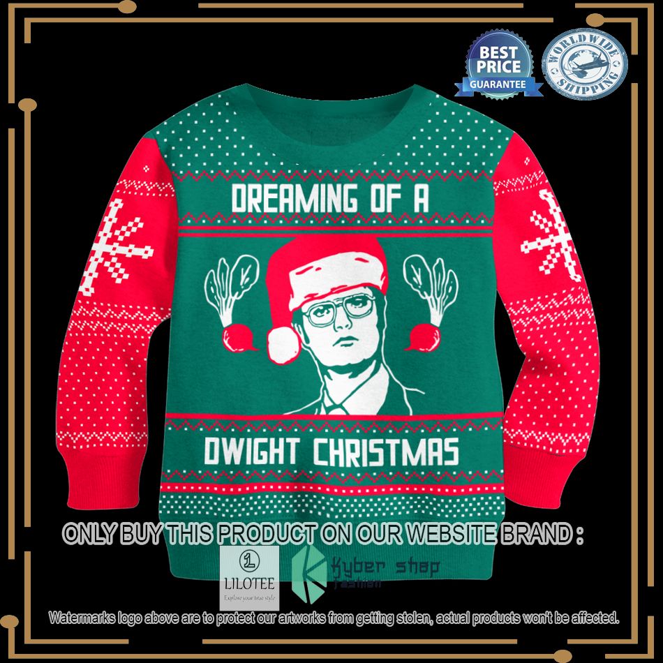 dreaming of a dwight christmas the office dwight schrute christmas sweater 2 9499