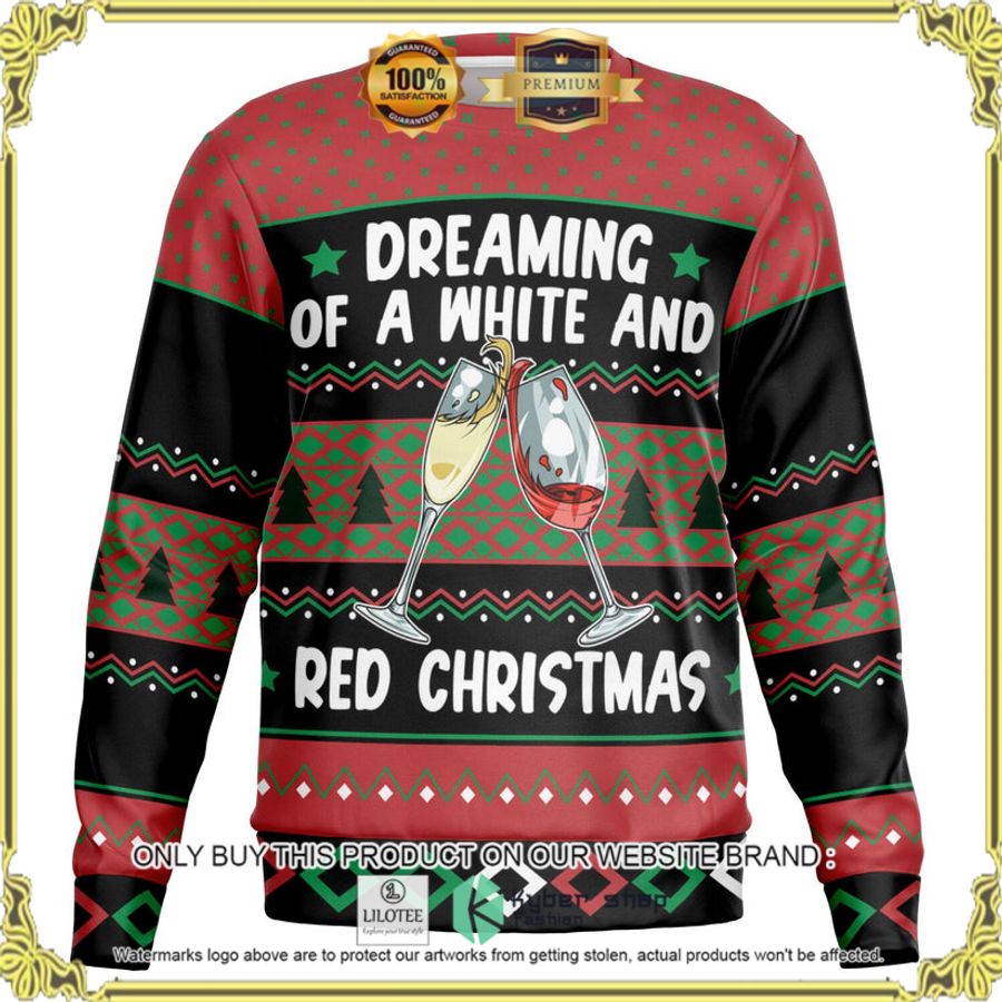 dreaming of a white and red christmas sweater 1 84548