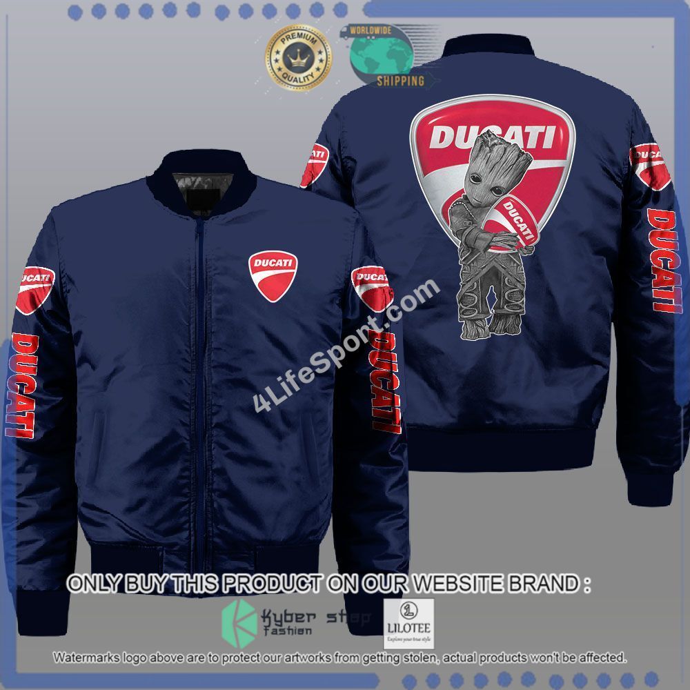 ducati baby groot hug bomber jacket 1 23262