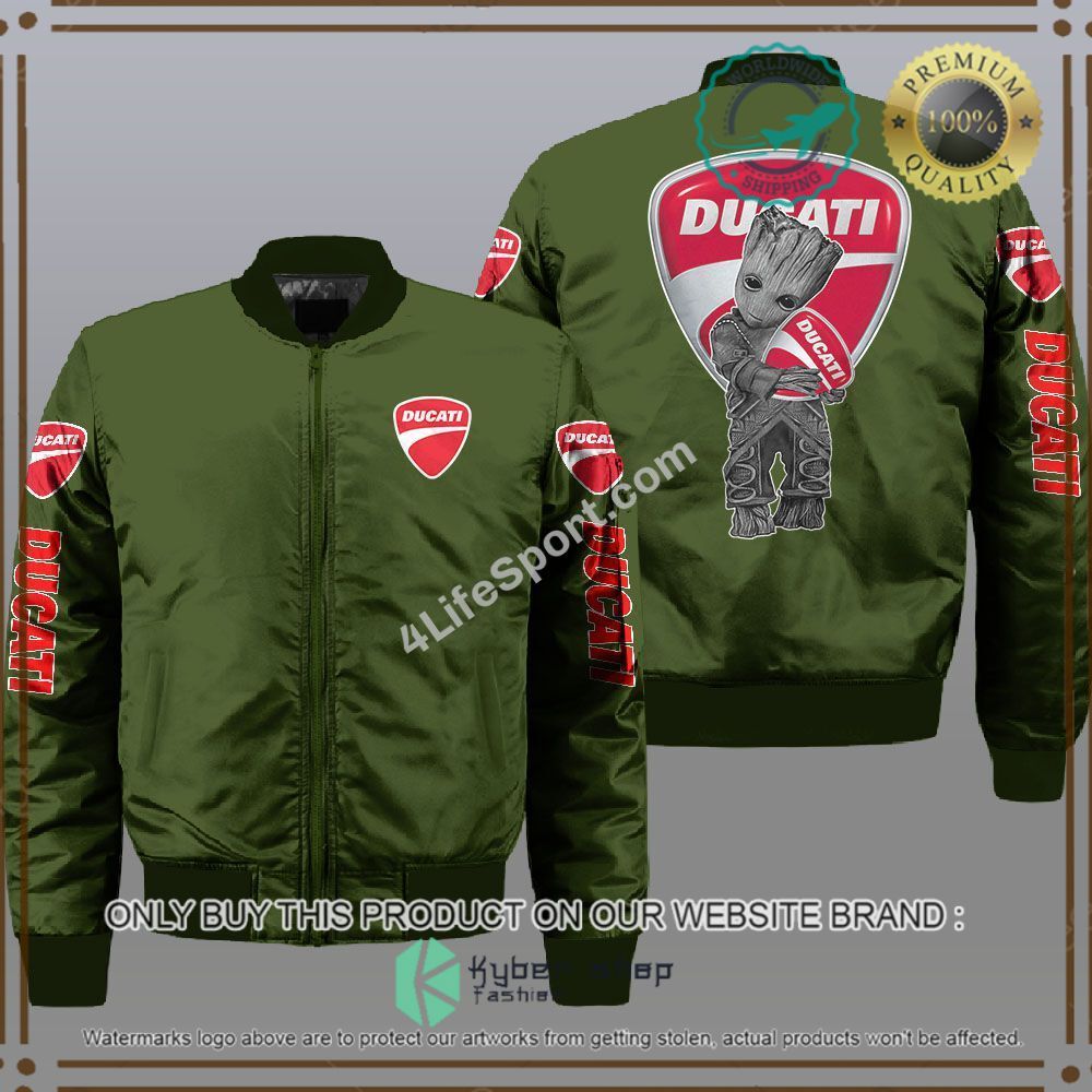 ducati baby groot hug bomber jacket 1 37181