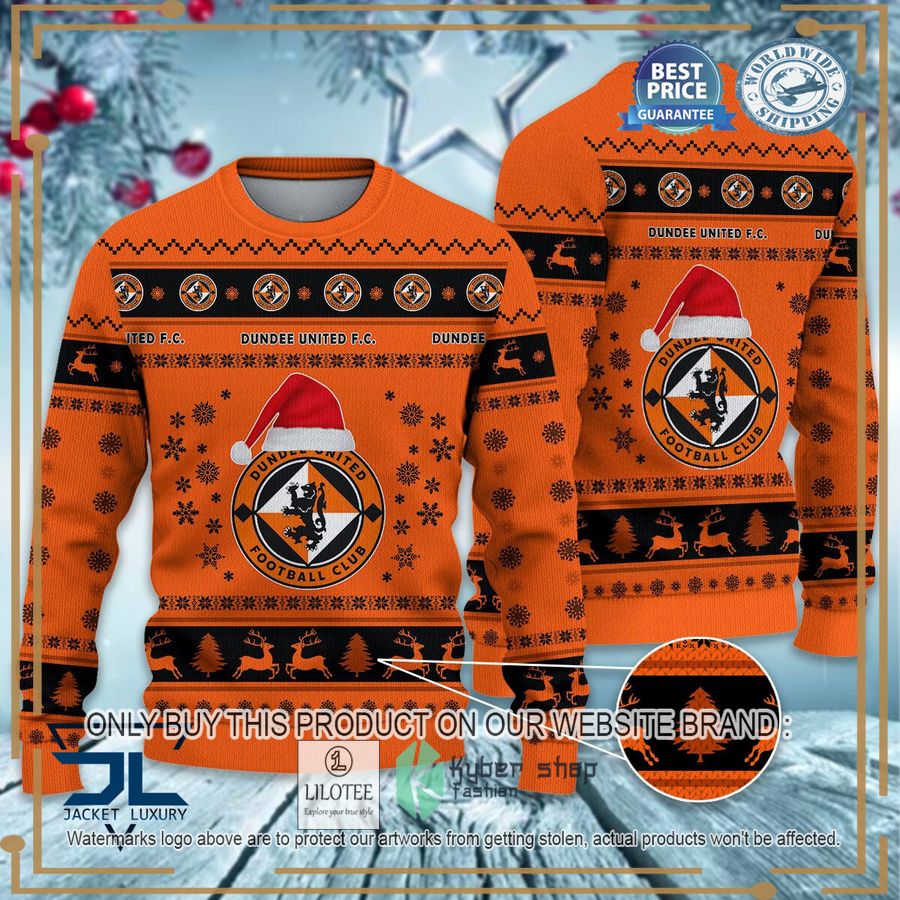 dundee united f c christmas sweater 1 61531