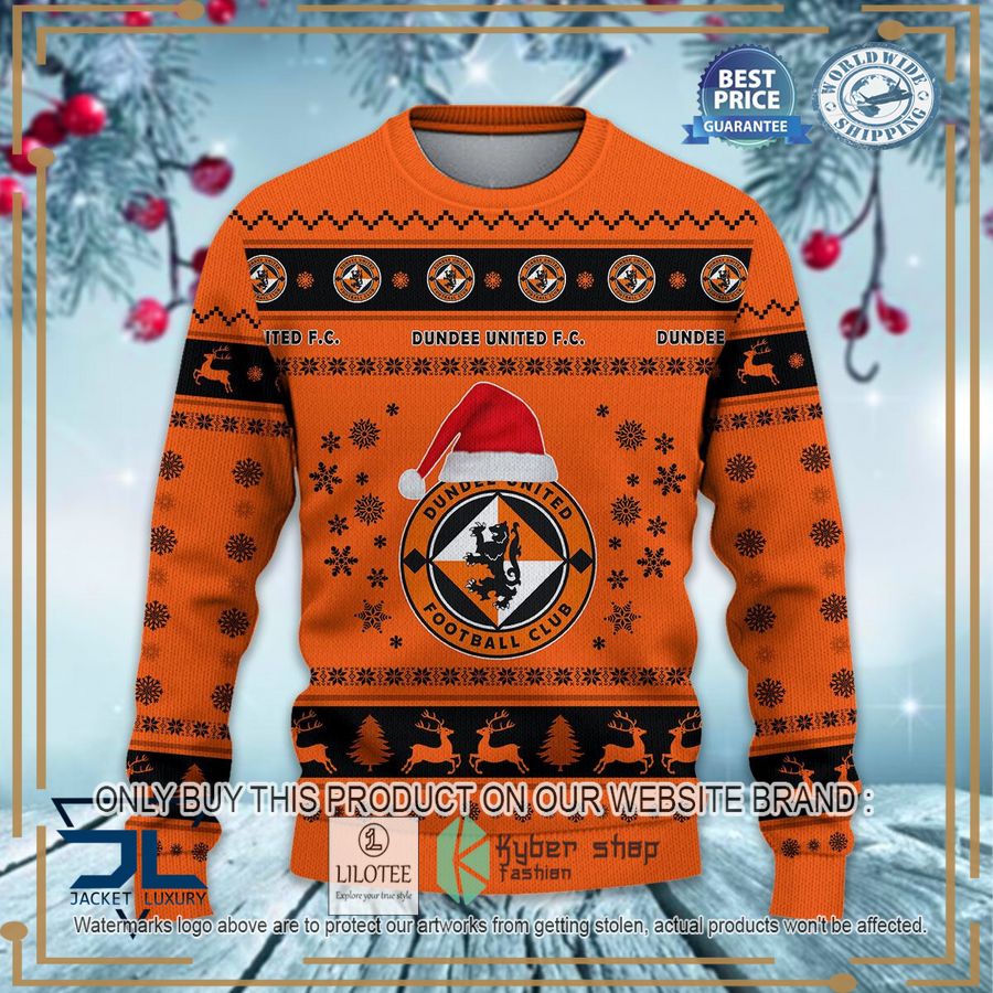dundee united f c christmas sweater 2 13810