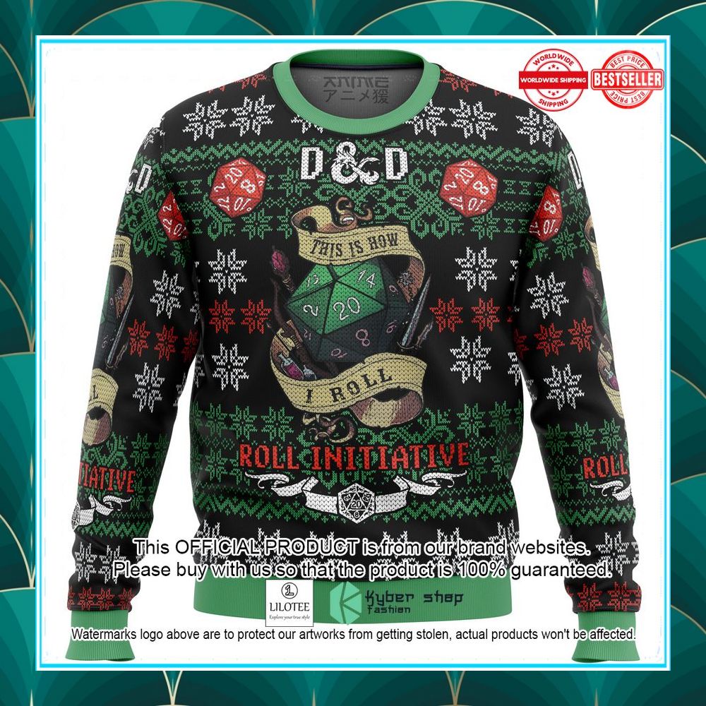 dungeons dragons roll initiative sweater 1 381