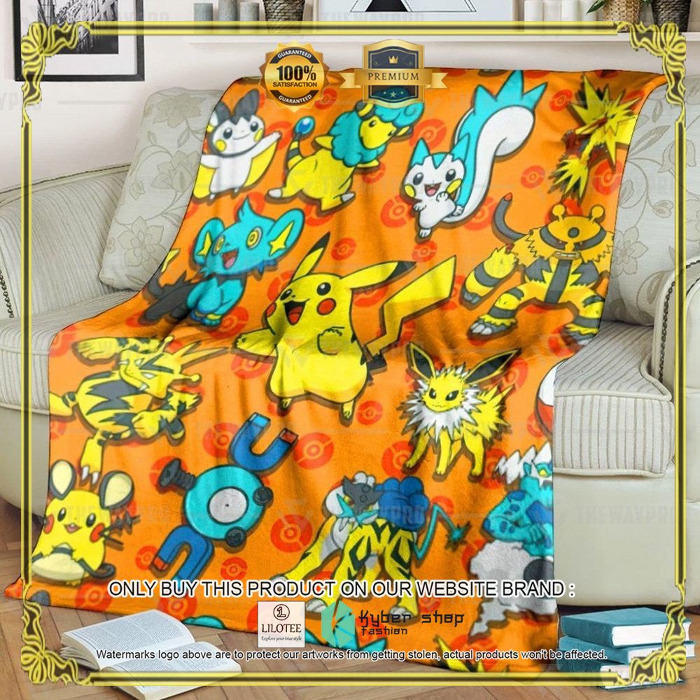 Electric Anime Pokemon Blanket - LIMITED EDITION 8