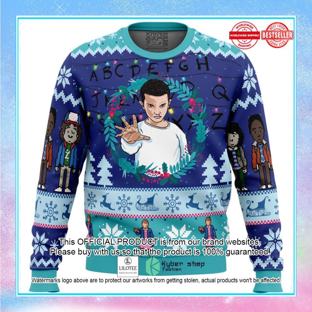 eleven stranger things christmas sweater 1 538