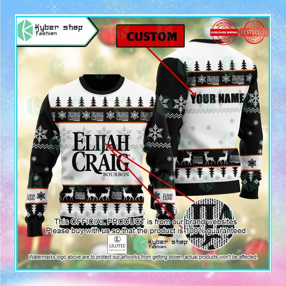 elijah craig ugly sweater 1 930