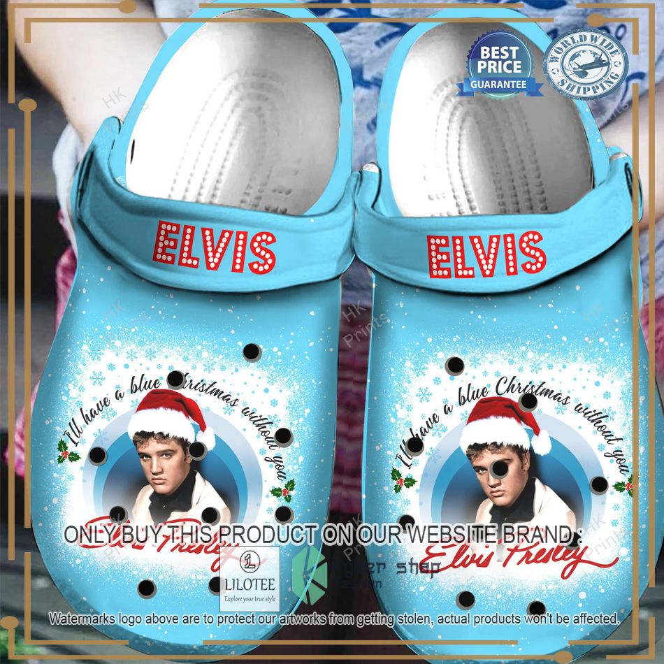 elvis presley ill have a blue christmas without you crocband shoes 1 48391