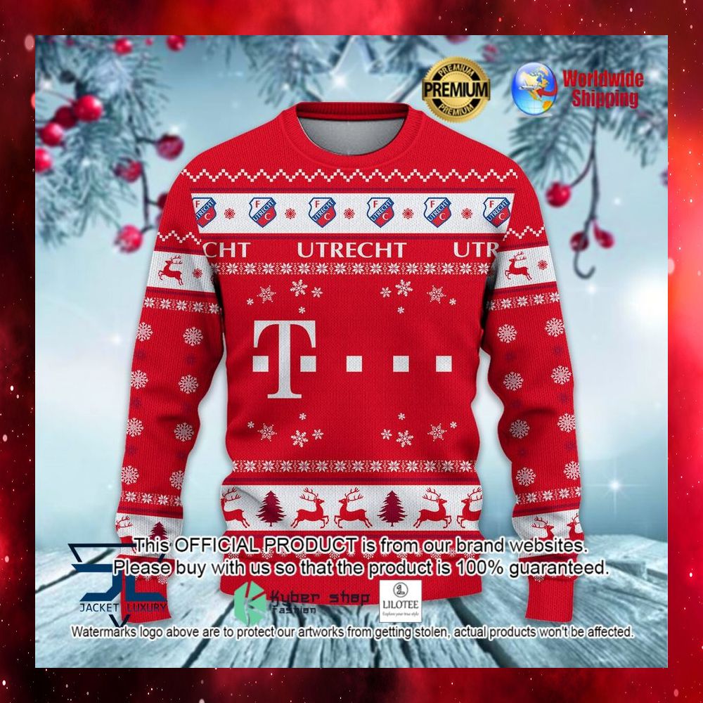 eredivisie fc utrecht soccer santa hat sweater 1 102