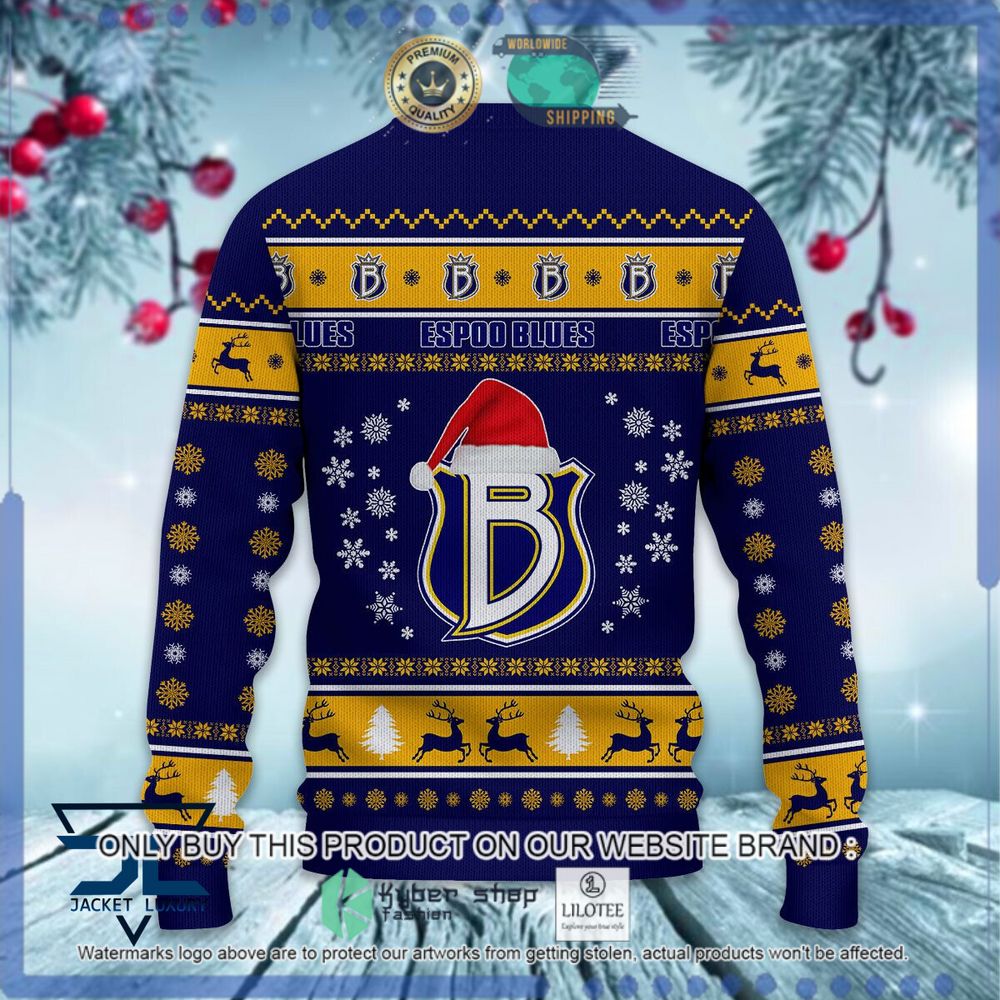 espoo blues hat christmas sweater 1 9569