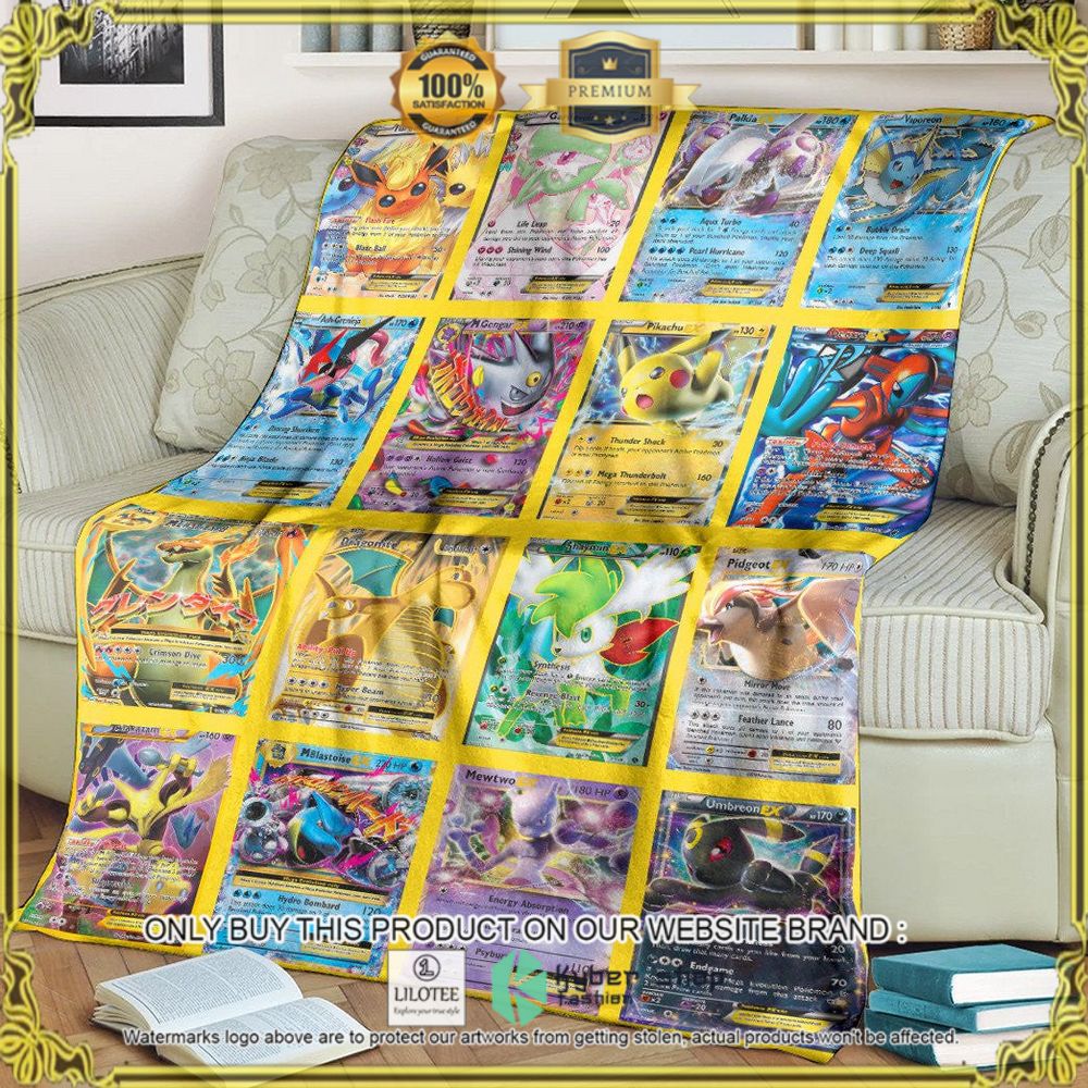 EX Cards Custom Pokemon Soft Blanket - LIMITED EDITION 9