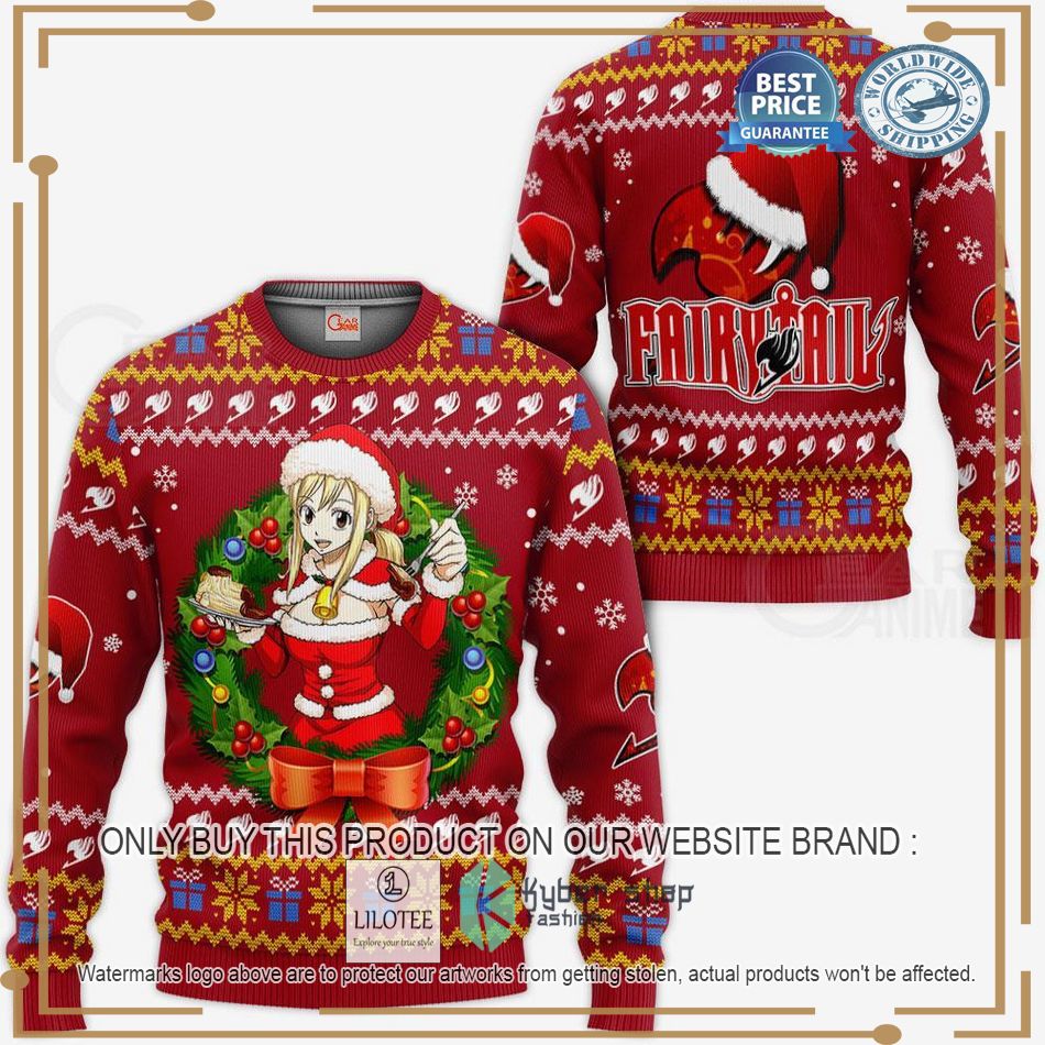 Fairy Tail Lucy Heartfilia Ugly Christmas Sweater 2