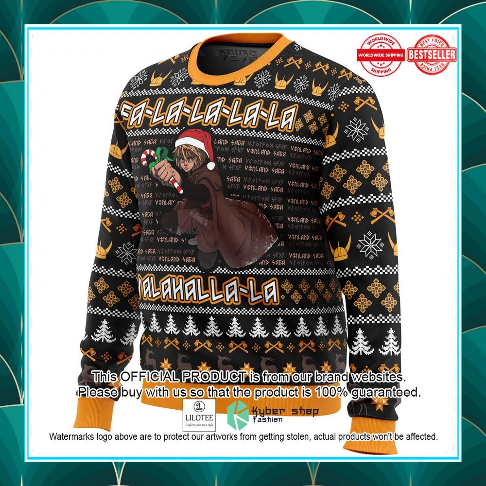 falalala valahalla vinland saga christmas sweater 3 140