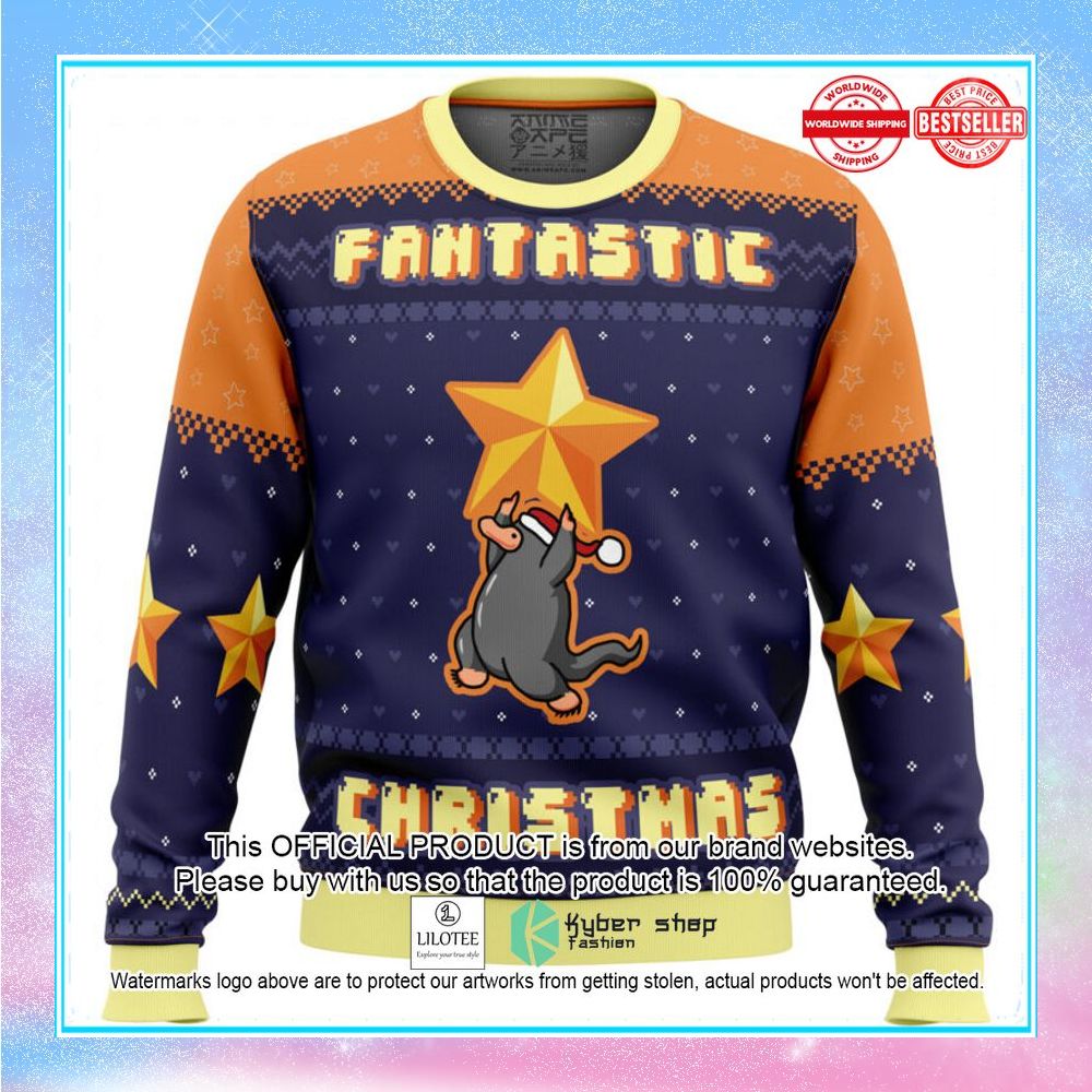 fantastic christmas fantastic beasts and where to find them christmas sweater 1 192